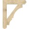 Ekena Millwork Balboa Craftsman Rough Sawn Bracket, Douglas Fir, 6"W x 36"D x 44"H BKT06X36X44BOA04RDF - alternate 4